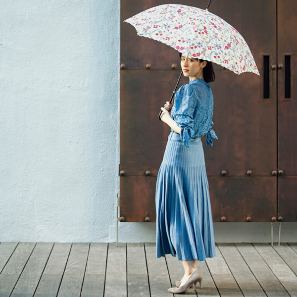 비코즈 장우산 보태니컬 플라워 10223 일본직수입